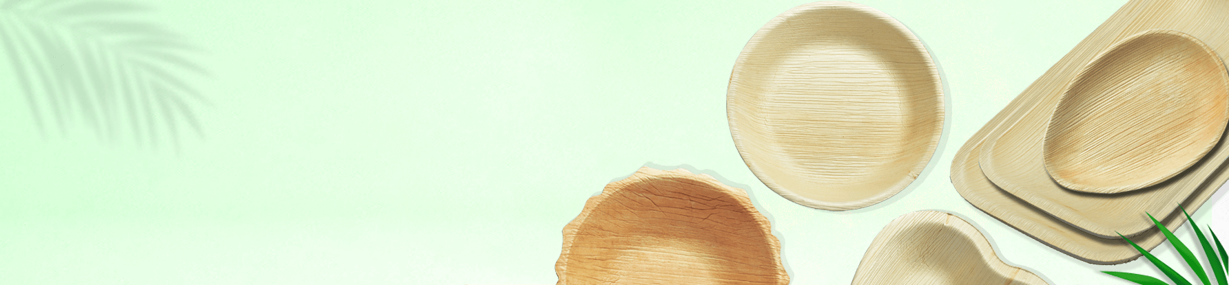 Elevate your table with Areca leaf                                                plates